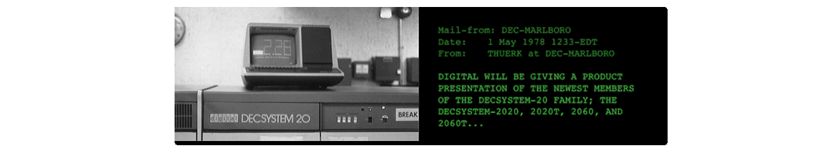 the first online advertising